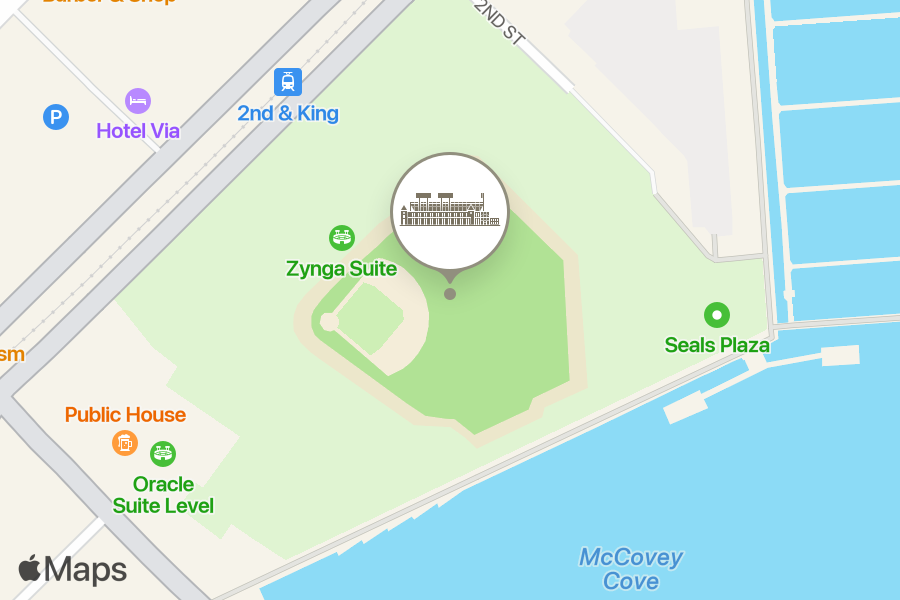 Oracle Park · Apple Maps