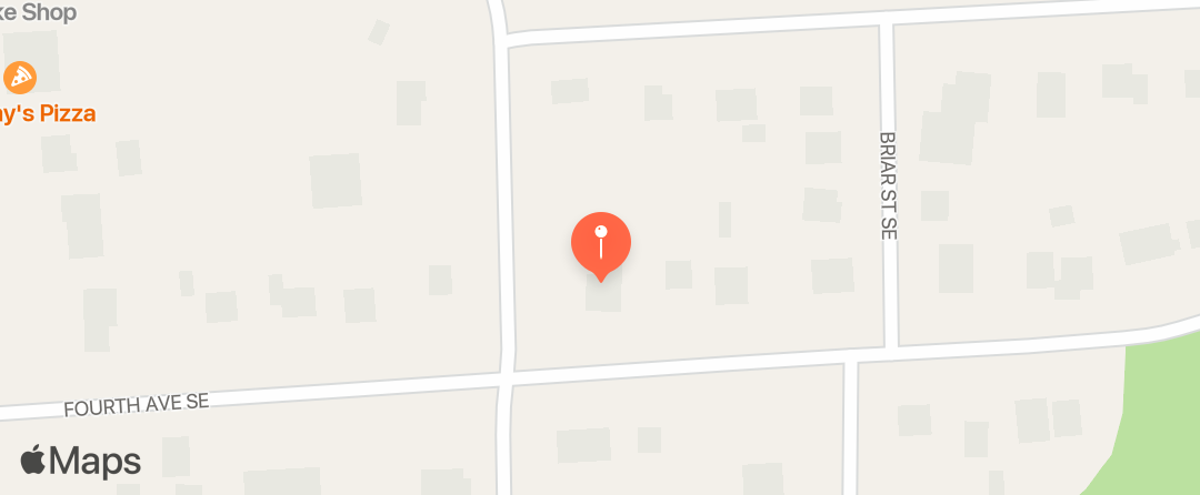 Map showing the location of the address: 101 4th Ave SW, New London, MN, 56273