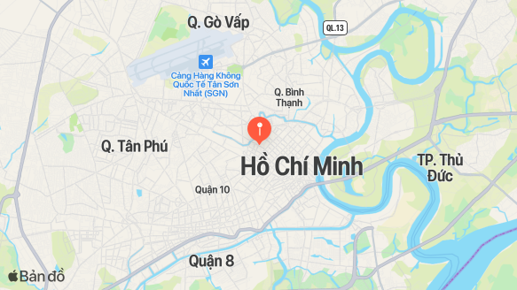 Bản đồ khu vực Oakwood Apartments Ho Chi Minh City