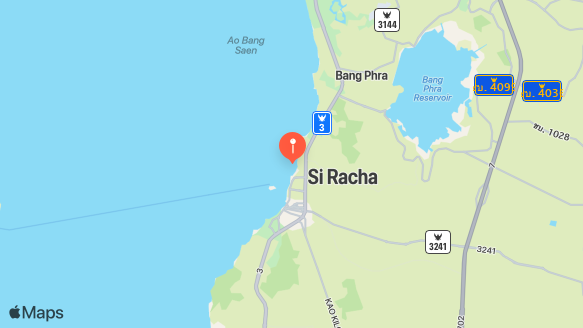 S. Sriracha Hotel & Residence location map