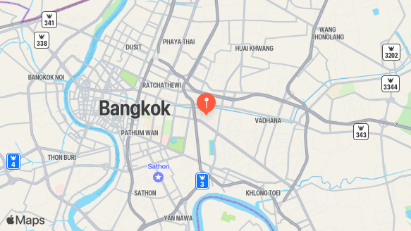 Avatar residence bangkok location map