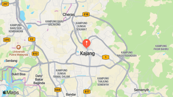 Saville Kajang location map