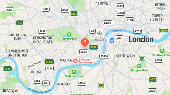 8 Eaton Lane location map